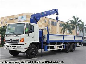 Xe tải 3 chân HINO FL8JTSL gắn cẩu 10 tấn TADANO model TM-ZT1005H